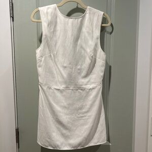 NWT Loulou studio Lugano White dress